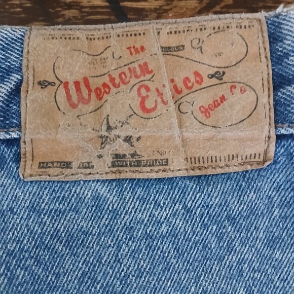 Vintage 80's Western Ethics High Rise Button Up Jeans Women's Small - Picture 4 of 9